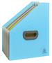 Expanding magazine file, 265x325 mm, PP, 12 compartments, EXACOMPTA "Pop'NCo", cyan
