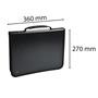 Conference folder, A4, PP, with zip, EXACOMPTA 