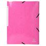 Flap folder, cardboard, A4, EXACOMPTA "Iderama", pink
