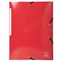 Flap folder, cardboard, A4, EXACOMPTA "Iderama", red
