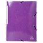 Flap folder, cardboard, A4, EXACOMPTA "Iderama", purple