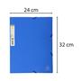 Flap folder, cardboard, A4, EXACOMPTA 
