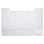 Additional element for catalogue holder wall, A4, horizontal, EXACOMPTA "Office", transparent, double