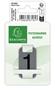 Information board, self-adhesive, 2,5x4,4 cm, aluminum effect, EXACOMPTA, 1