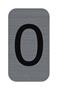Information board, self-adhesive, 2,5x4,4 cm, aluminum effect, EXACOMPTA, 0