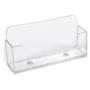 Card holder, desktop, EXACOMPTA "Office", transparent