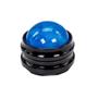 Hand body rolling ball massager black base green ball