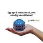 Hand body rolling ball massager black base green ball