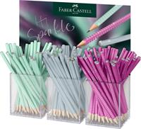 Graphite pencil display, B, triangular, FABER-CASTELL 