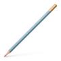 Graphite pencil, HB, triangular, FABER-CASTELL, "Urban", sky blue