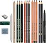 Coloured pencil set, art, 17 pieces, FABER-CASTELL 