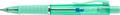 Ballpoint pen, 0,7 mm, push button, mint green body, FABER-CASTELL "Poly Ball View", blue