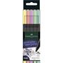 Fineliner set, 0,4 mm, FABER-CASTELL "Grip", 5 different pastel colours