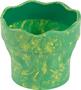 Brush holder, plastic, FABER-CASTELL "Click&Go", green