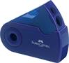 Sharpener display, two-hole, 2 containers, FABER-CASTELL, blue-red