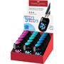 Sharpener, 2 holes, 2 container, FABER-CASTELL, assorted colours