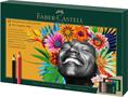 Coloured pencil set, art, 50 pieces, FABER-CASTELL "Polychromos & Pitt Graphite Matt"
