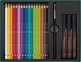 Aquarell pencil set, art, 21 pieces, FABER-CASTELL 