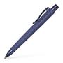 Ballpoint pen, 0.7 mm, push-button pen body, blue twilight pen body, FABER-CASTELL "Poly Ball Urban", blue
