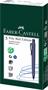 Ballpoint pen, 0.7 mm, push-button pen body, blue twilight pen body, FABER-CASTELL 