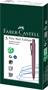 Ballpoint pen, 0.7 mm, push-button pen body, burgundy pen body, FABER-CASTELL 