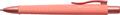 Ballpoint pen, 0.7 mm, push-button pen body, coral red pen body, FABER-CASTELL 
