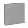 Napkin, 1/4 folded, 33x33 cm, FATO "Smart Table", silver