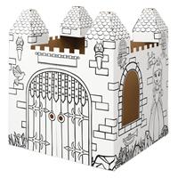 Playhouse, colorable, cardboard, FELLOWES, Castle