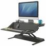 Fellowes Lotus™ Sit-Stand workstation, black