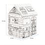 Playhouse, colorable, cardboard, FELLOWES, Coffee House