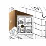 Playhouse, colorable, cardboard, FELLOWES, Coffee House