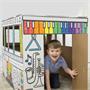 Playhouse, colorable, cardboard, FELLOWES, Bus