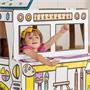 Playhouse, colorable, cardboard, FELLOWES, Bus