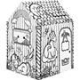 Playhouse, colorable, cardboard, FELLOWES, Unicorn House