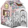 Playhouse, colorable, cardboard, FELLOWES, Unicorn House