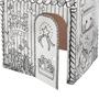 Playhouse, colorable, cardboard, FELLOWES, Unicorn House