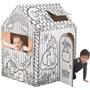 Playhouse, colorable, cardboard, FELLOWES, Unicorn House