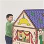 Playhouse, colorable, cardboard, FELLOWES, Birthday House