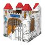 Playhouse, colorable, cardboard, FELLOWES, Castle