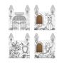 Playhouse, colorable, cardboard, FELLOWES, Castle