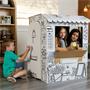 Playhouse, colorable, cardboard, FELLOWES, Marketplace