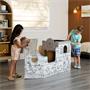 Playhouse, colorable, cardboard, FELLOWES, Pirate Ship