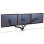 Monitor arm, for three monitor, FELLOWES "Platinum Series™ Trial"