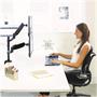 Monitor arm, for two monitors, FELLOWES, 