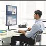 Monitor arm, for two monitors, FELLOWES, 