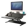 Sit-Stand work platform, FELLOWES, "Lotus™ DX", black
