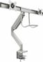 Monitor arm, for two monitor, FELLOWES "Eppa™ Crossbar", silver