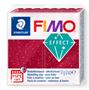 Modeling clay, 57 g, bakeable, FIMO "Effect", glittery red