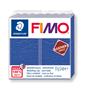 Modelling clay, 57 g, oven-hardening, FIMO "Leather Effect", indigo