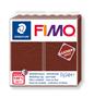 Modelling clay, 57 g, oven-hardening, FIMO "Leather Effect", nut